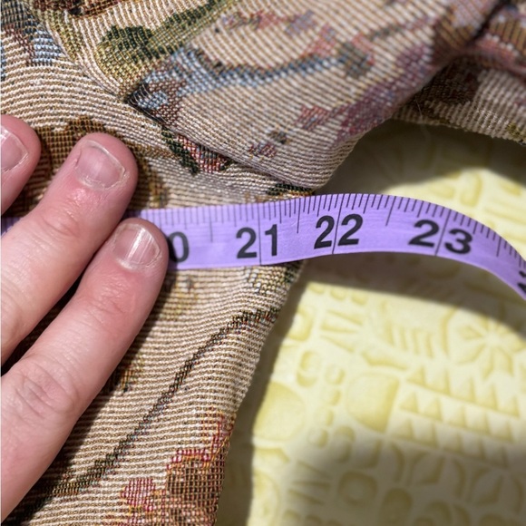 Vintage Liz Claiborne Cream and Green Floral Blazer - Picture 9 of 11